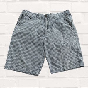 J. Crew Blue Plaid Shorts Size 38W